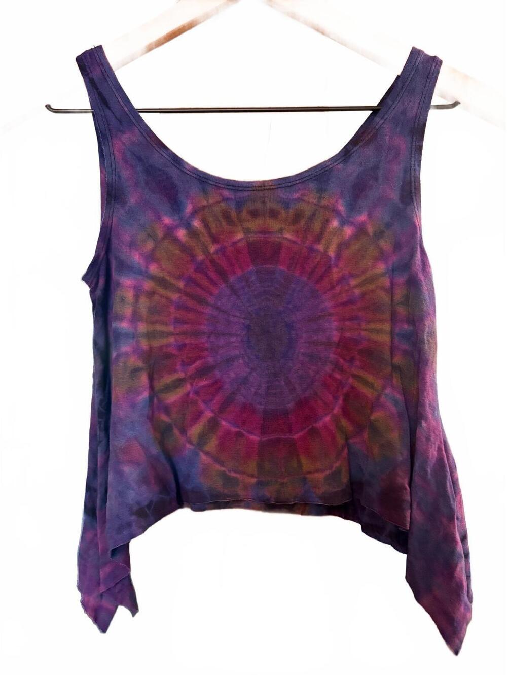 Dharma Tie-Dye Viscose Baby Tank Top Crop - S/M